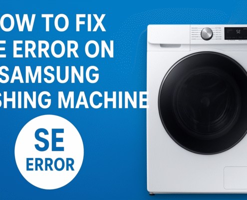 Fixing SE Error on Samsung Washing Machine