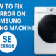Fixing SE Error on Samsung Washing Machine