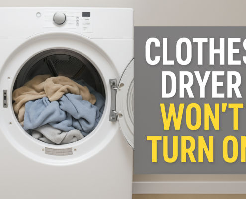 How to fix dryer that won't turning on